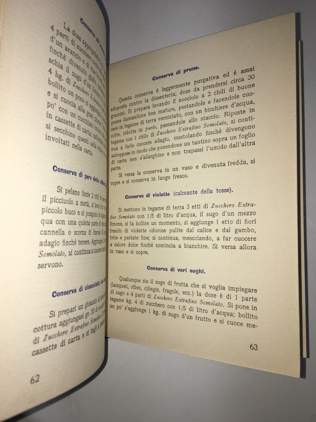 Dolciaria E Zucchero: Ricettario d'Epoca E Manuale Di Puericultura, 1934
