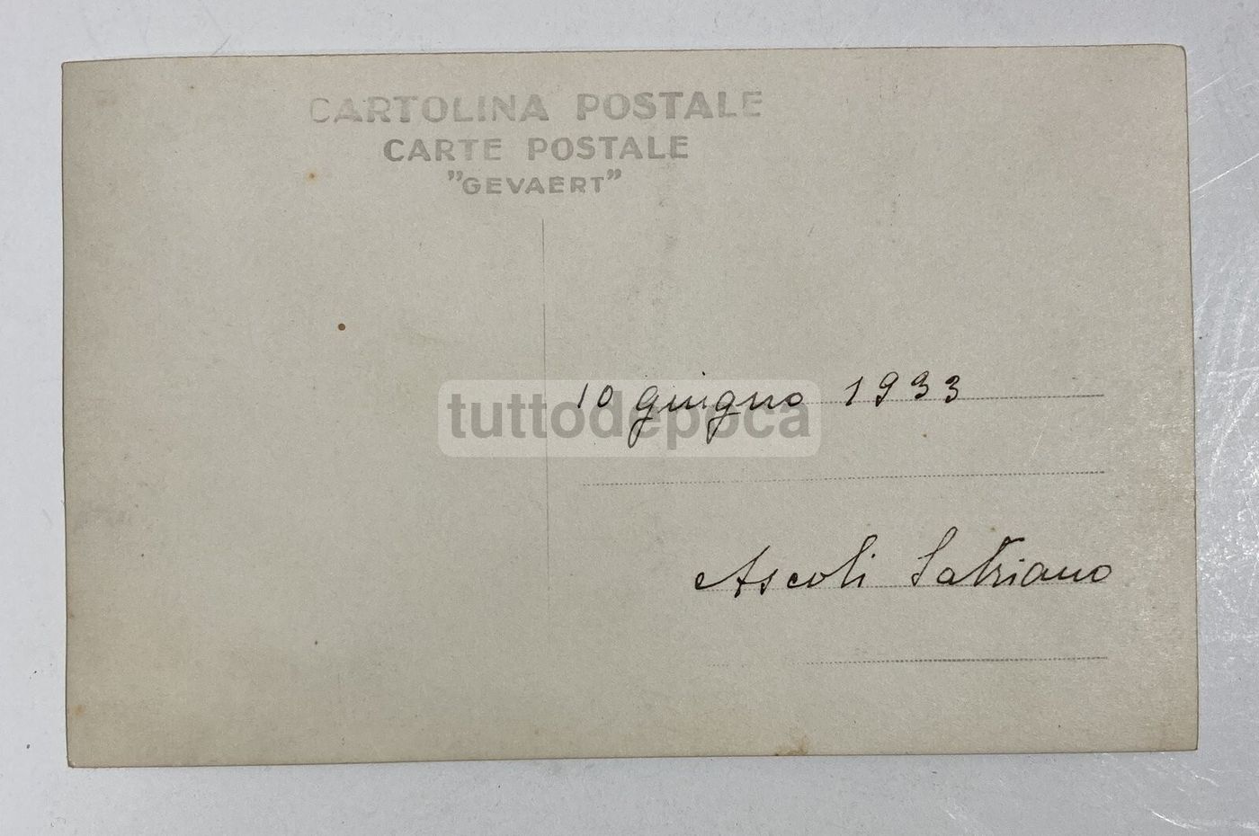 Puglia, Ascoli Satriano: Fotografia Originale, Automobili d'Epoca, Animata, 1933