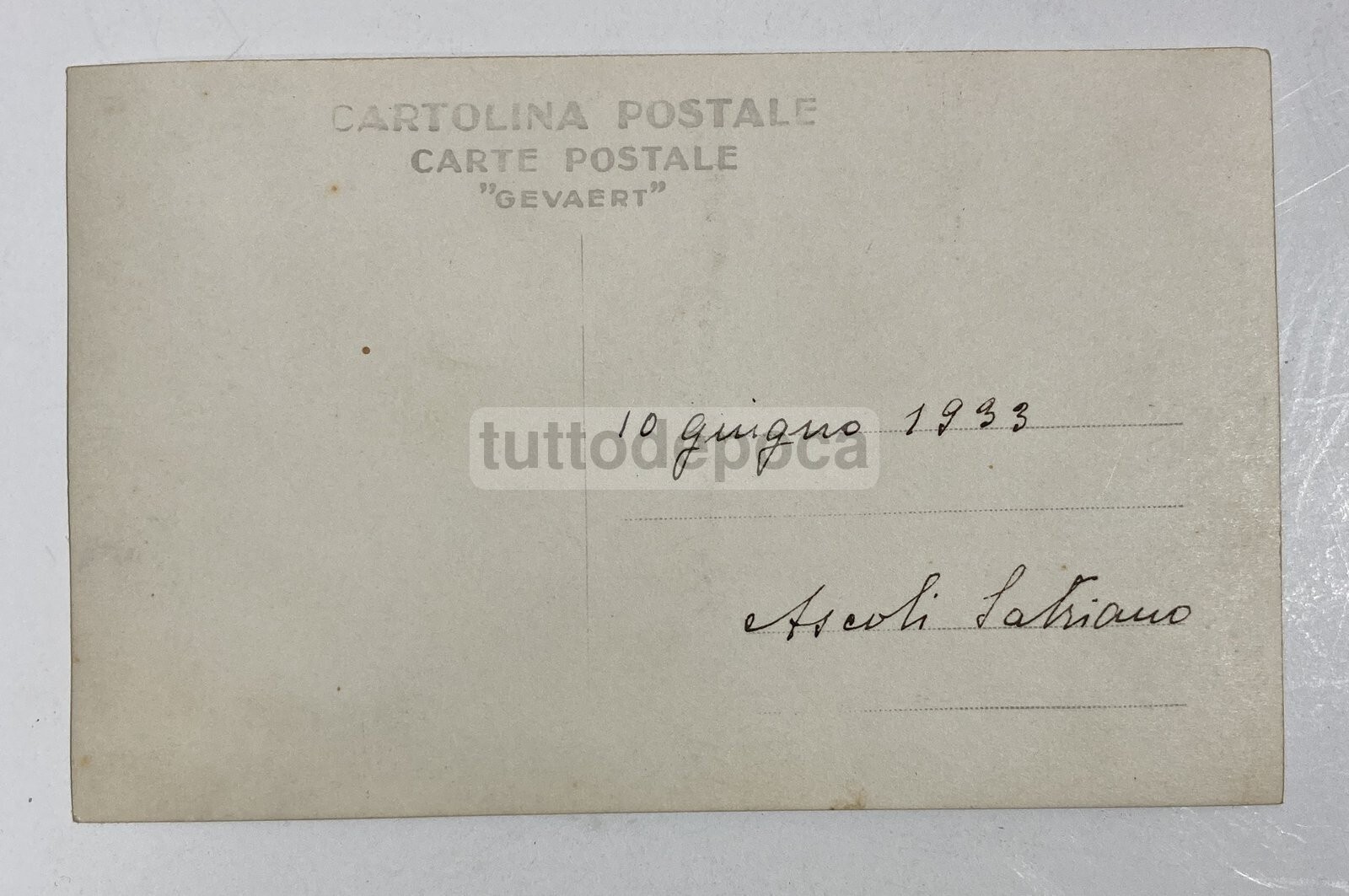 Puglia, Ascoli Satriano: Fotografia Originale, Automobili d'Epoca, Animata, 1933