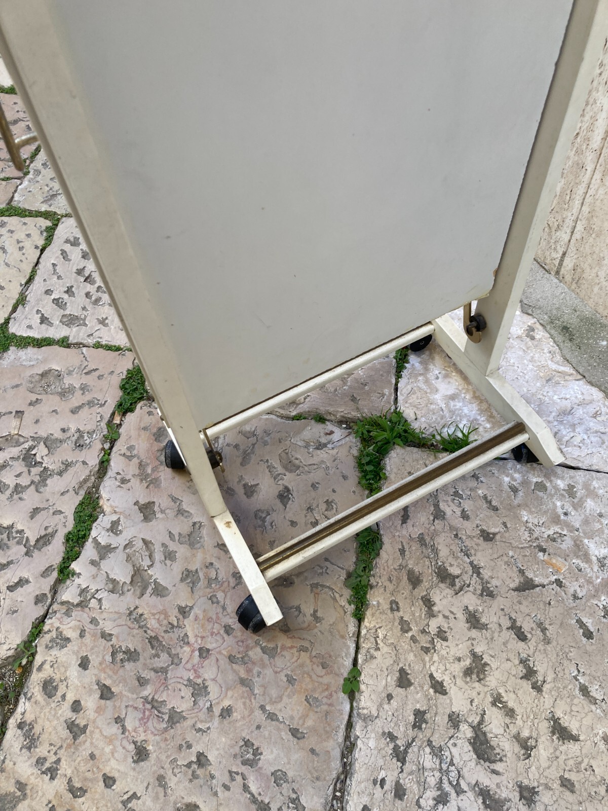Mobile Servo Muto Reguitti In Legno Laccato Bianco