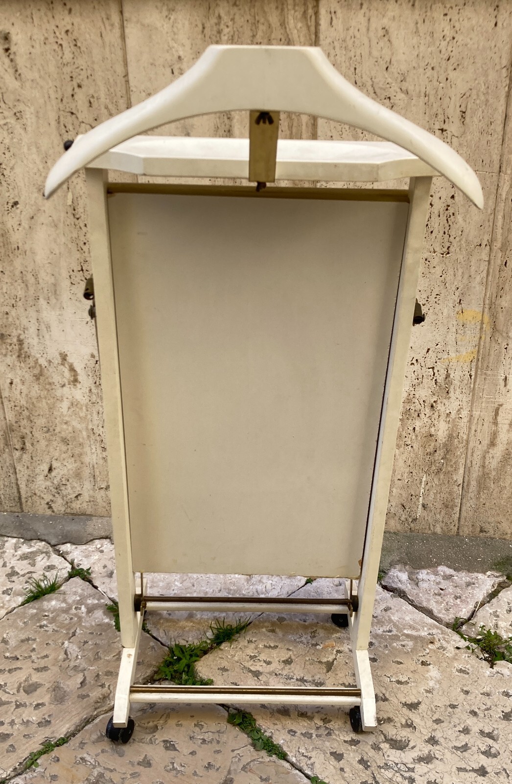 Mobile Servo Muto Reguitti In Legno Laccato Bianco