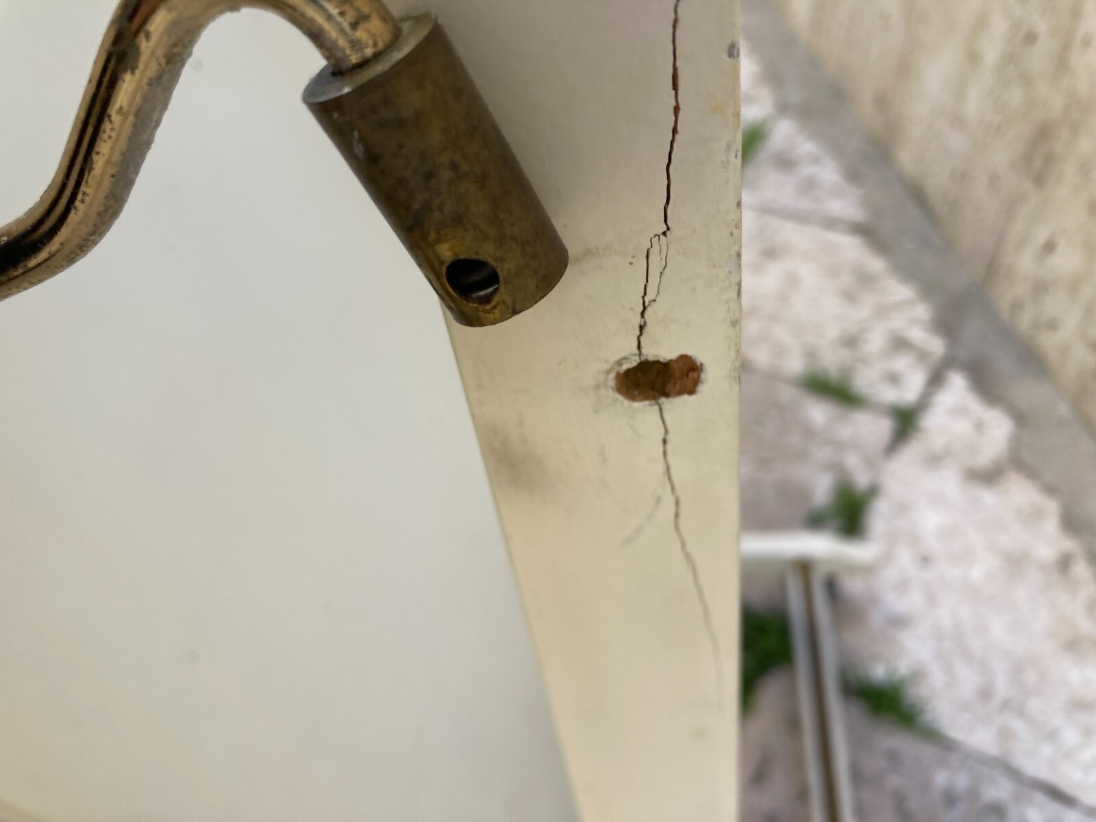Mobile Servo Muto Reguitti In Legno Laccato Bianco