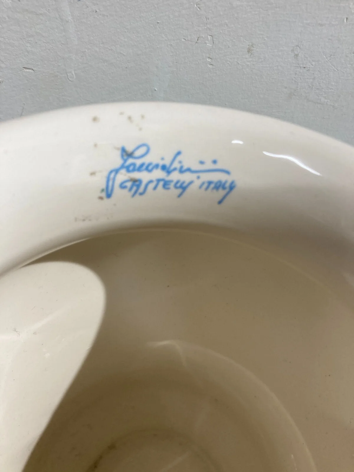 Vaso Albarello Marmorizzato, Ceramiche Facciolini, Castelli d'Abruzzo