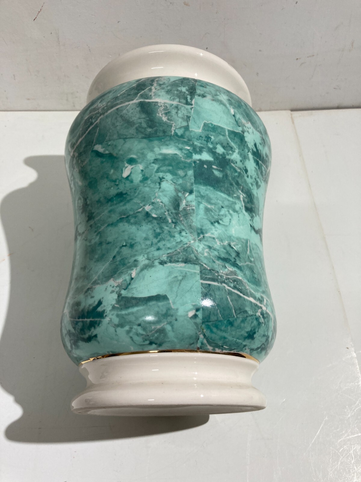 Vaso Albarello Marmorizzato, Ceramiche Facciolini, Castelli d'Abruzzo
