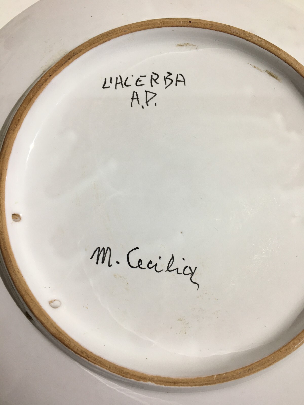 Abruzzo Marche, Araldica: Stemma Gentilizio Casata Danesi. Piatto Decorativo Da Collezione.