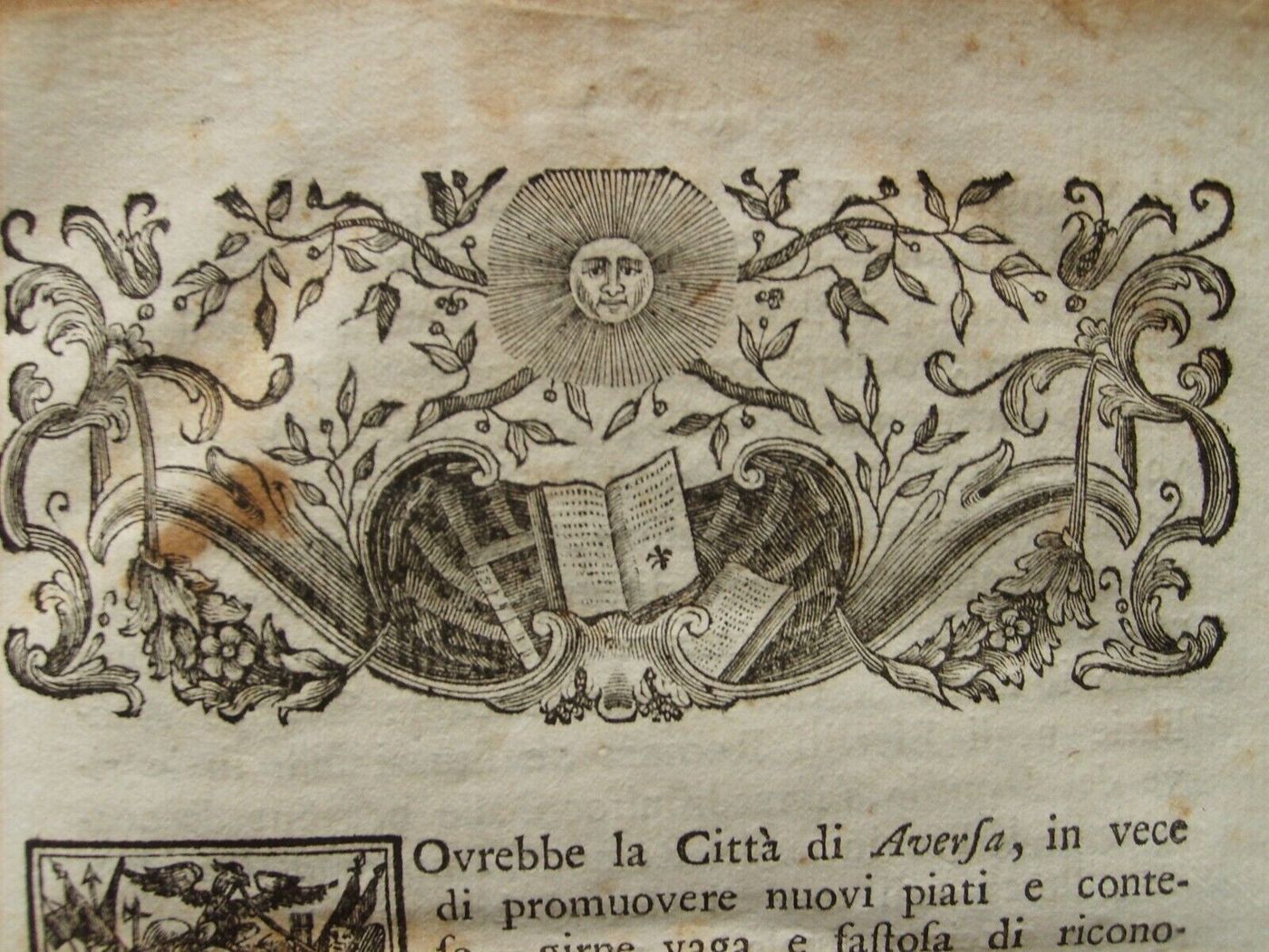 Napoli, Aversa: Antica Allegazione Giuridica Di Storia Locale Di Carlo Franchi (1754)