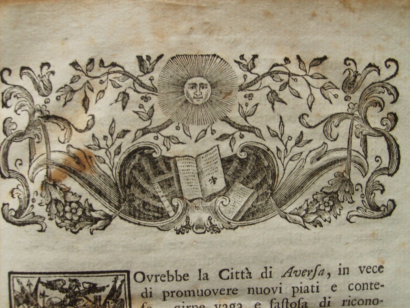 Napoli, Aversa: Antica Allegazione Giuridica Di Storia Locale Di Carlo Franchi (1754)