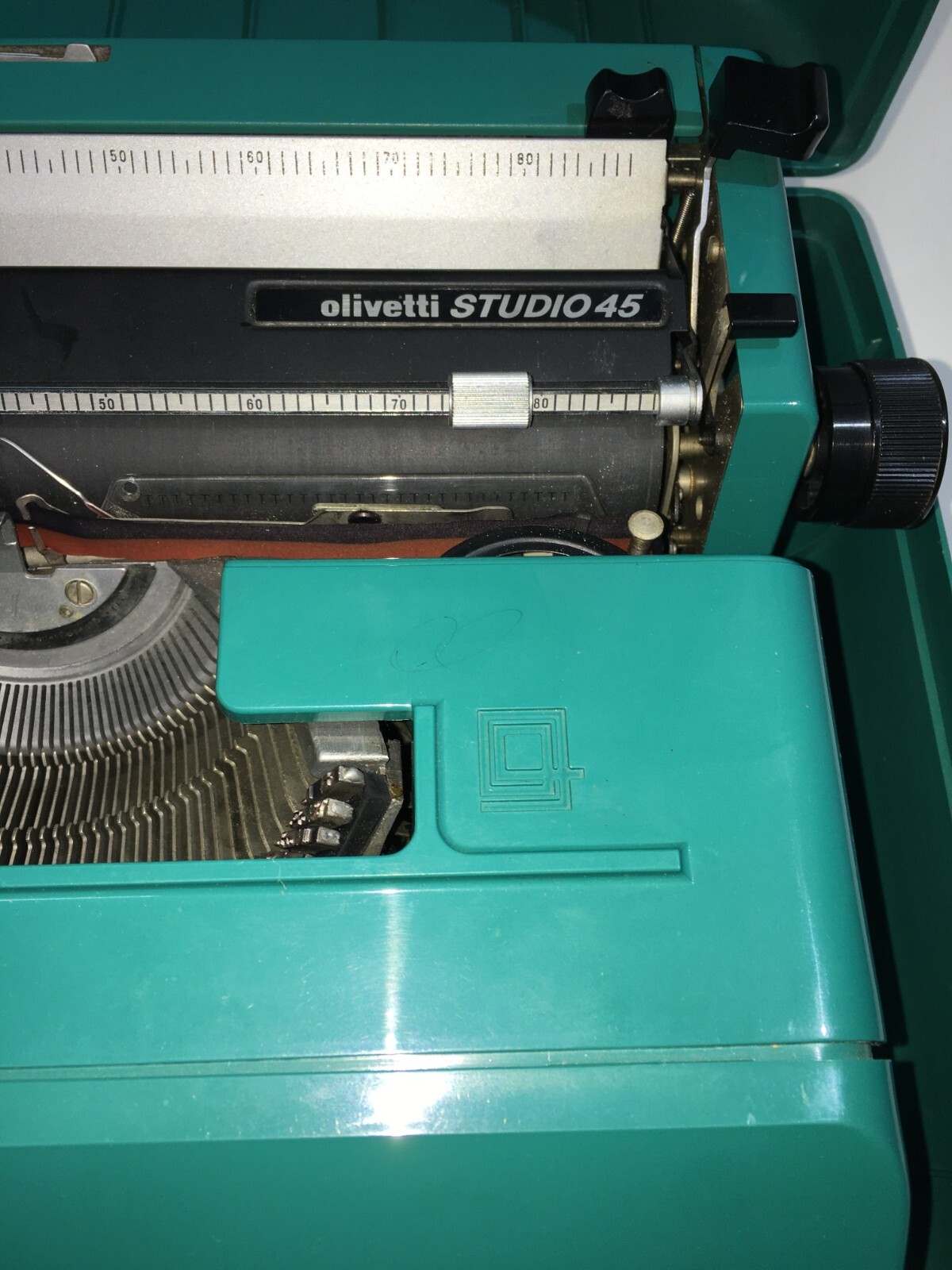 Macchina Da Scrivere Olivetti Studio 45, Design Ettore Sottsass E Hans Von Klier