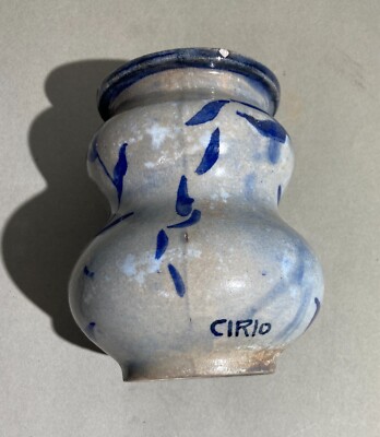 Cirio, Vasetto Pubblicitario In Ceramica Tipo Albarello