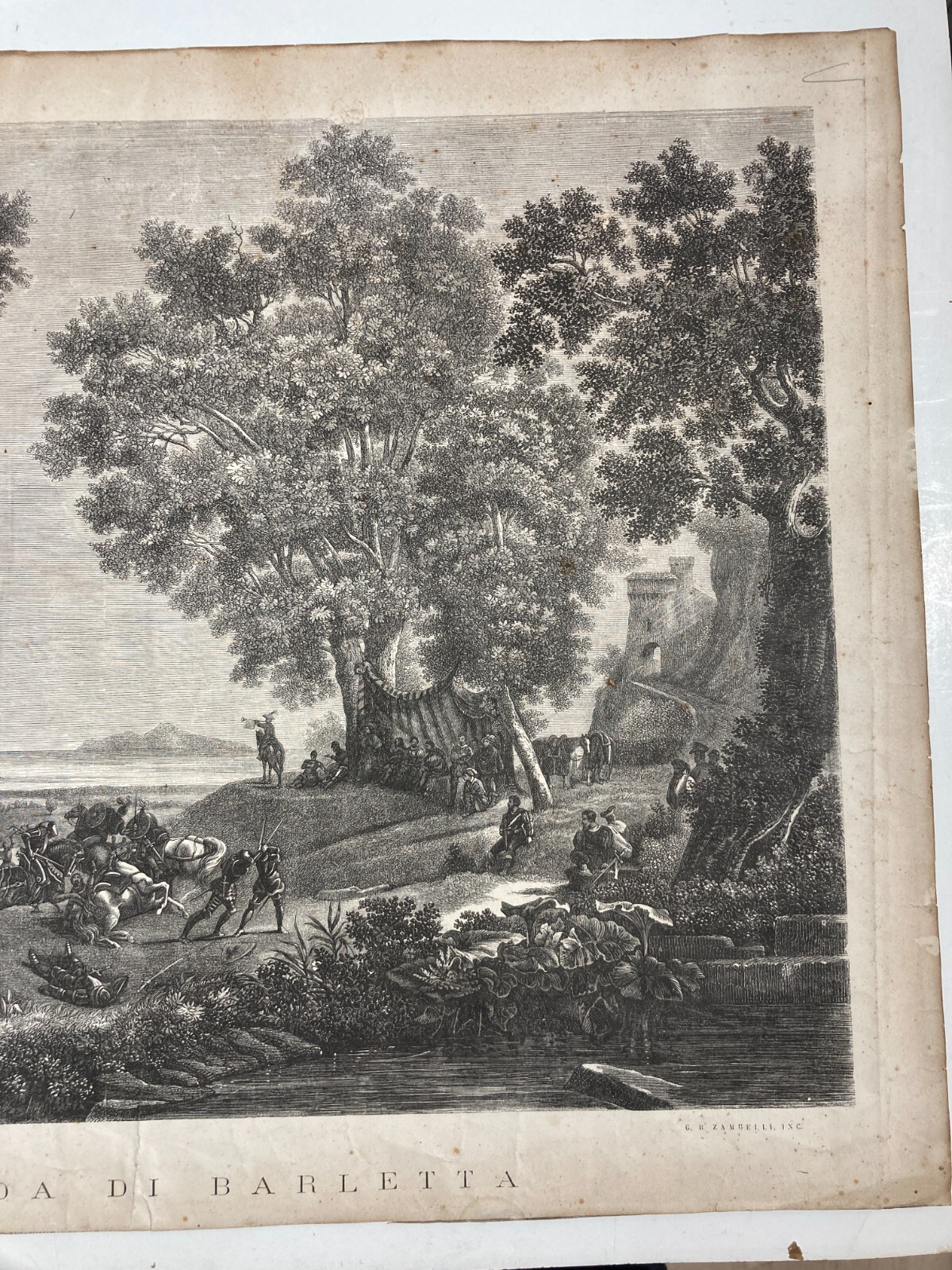 Puglia, Barletta. Militaria Decorativa: Illustrazione Disfida Di Barletta, d'Azeglio, Zambelli