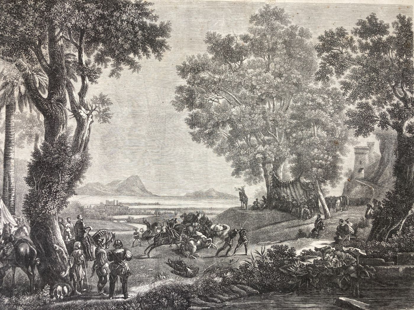 Puglia, Barletta. Militaria Decorativa: Illustrazione Disfida Di Barletta, d'Azeglio, Zambelli