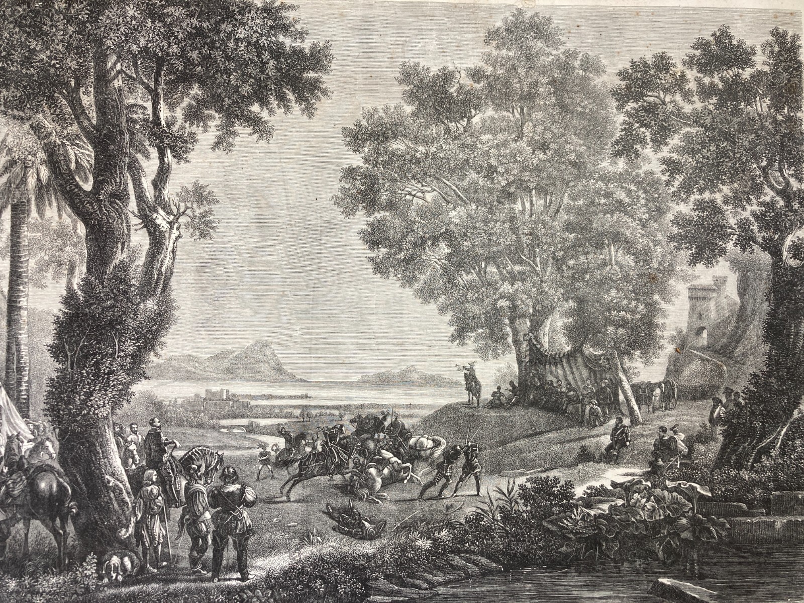 Puglia, Barletta. Militaria Decorativa: Illustrazione Disfida Di Barletta, d'Azeglio, Zambelli