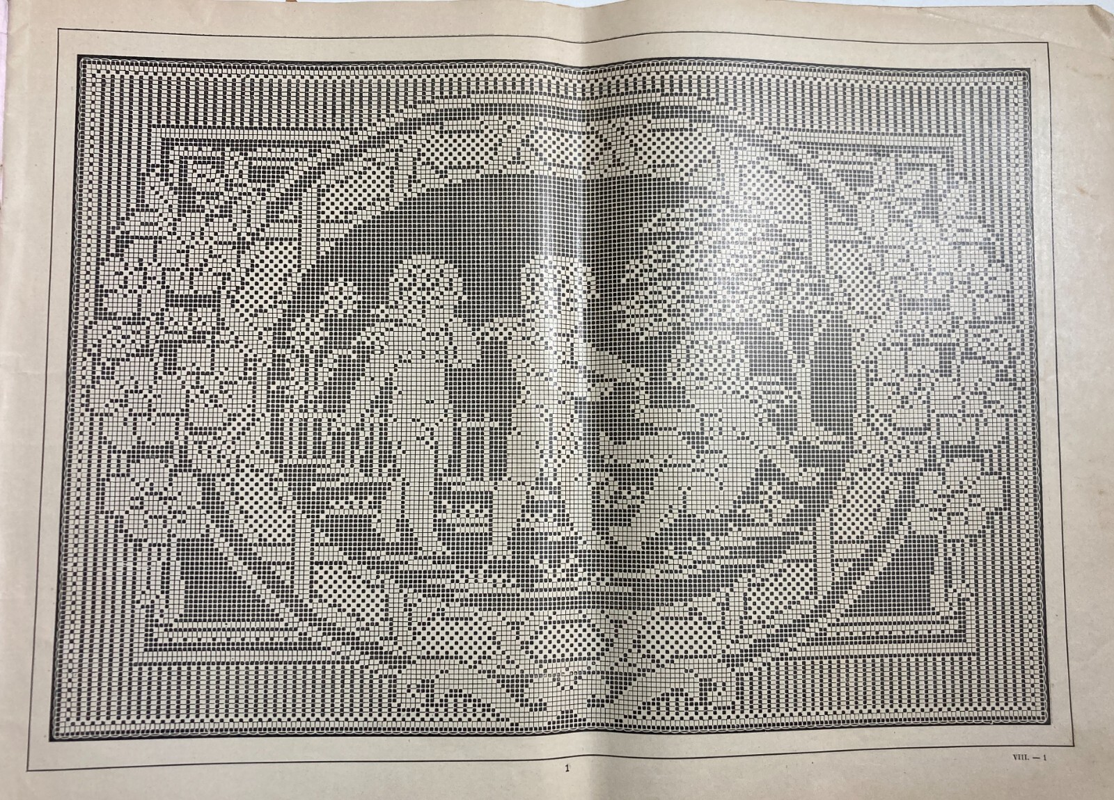 Ricamo: Album Modelli Per Ricamatrici. Dupeyron, Paris, Le Filet Ancien. Illustrato.