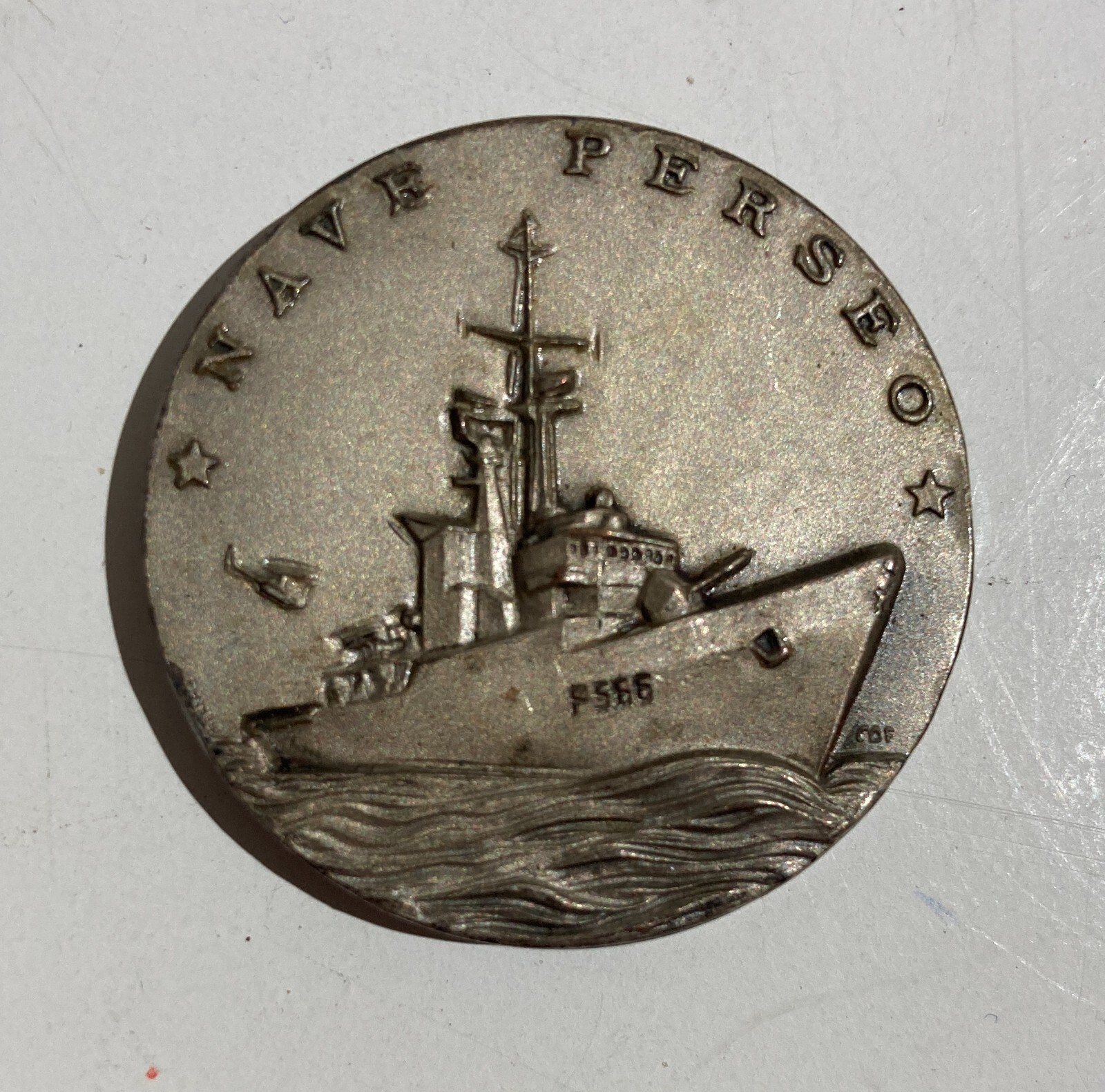 Medaglia Marina Militare: Nave Perseo (F 566) Con Allegoria Di Medusa