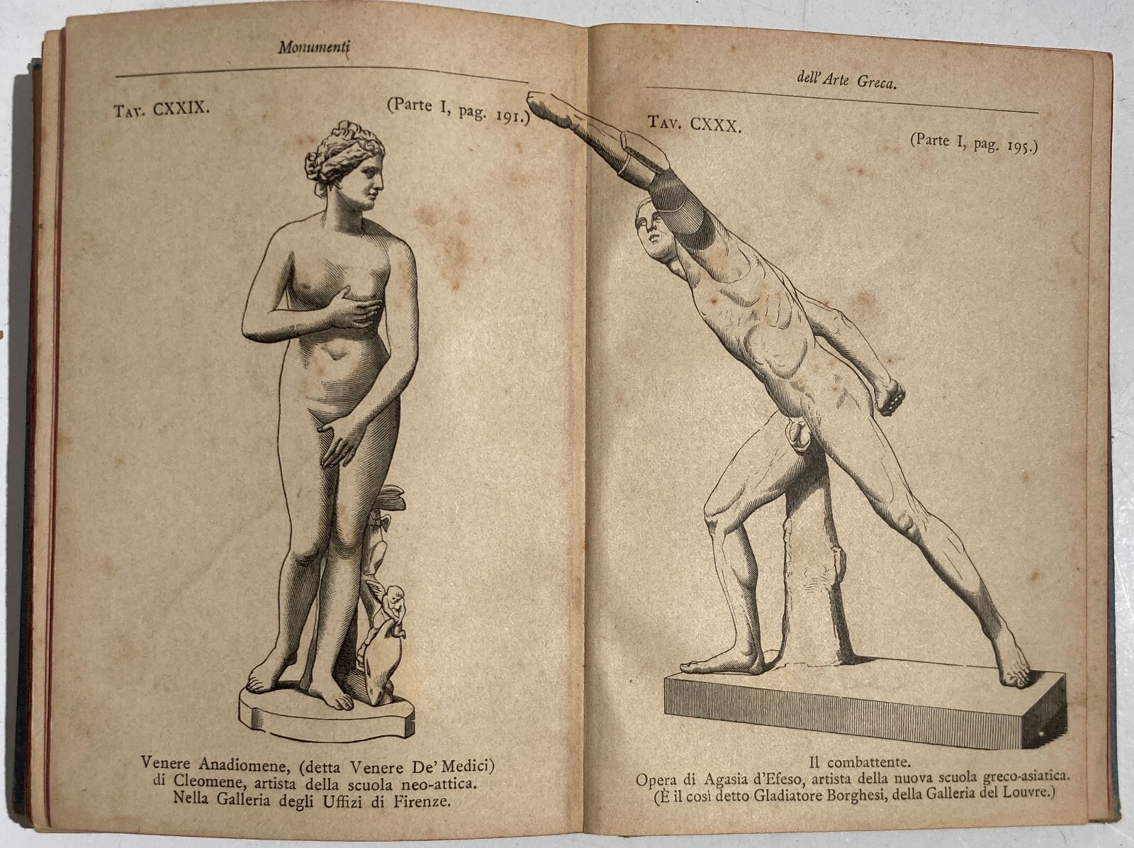 Arte Greca: Sculture, Monumenti, Arti Decorative E Partenone. Antico Manuale Hoepli Illustrato.