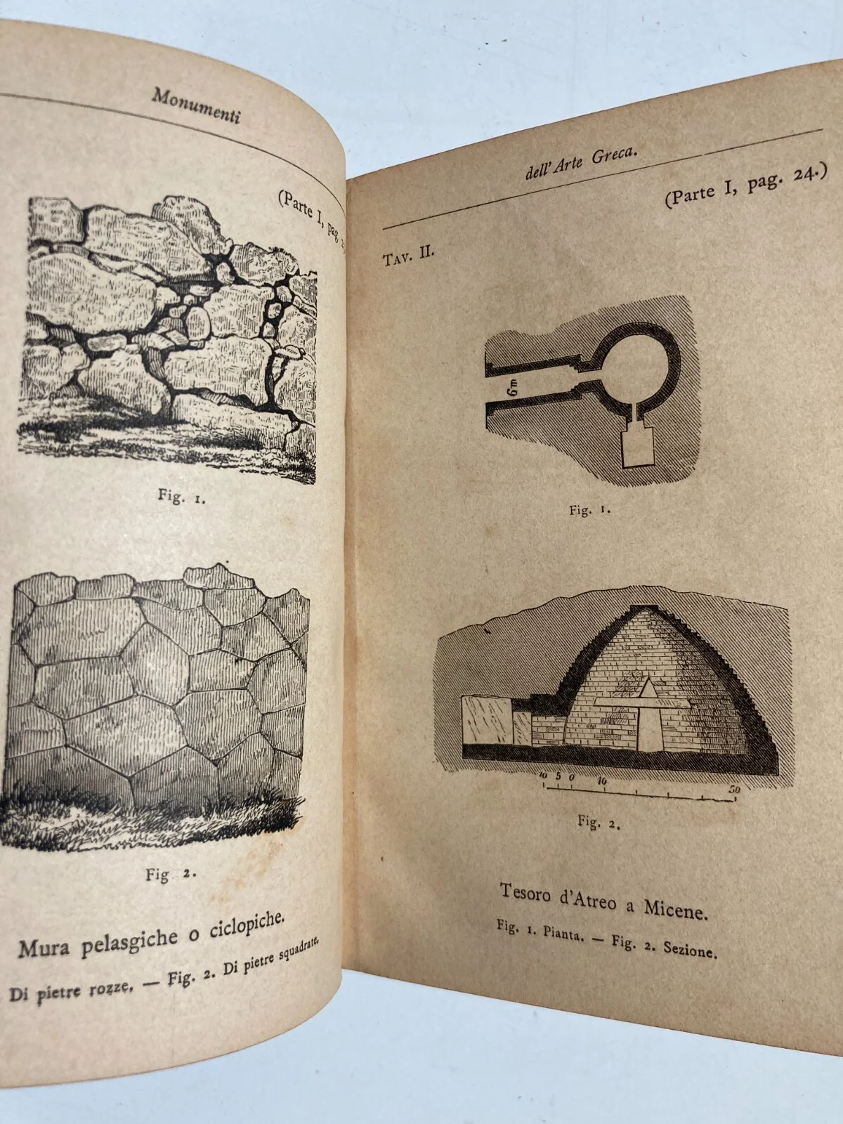 Greek Art: Sculptures, Monuments, Decorative Arts and the Parthenon. Antique Illustrated Hoepli Manual.