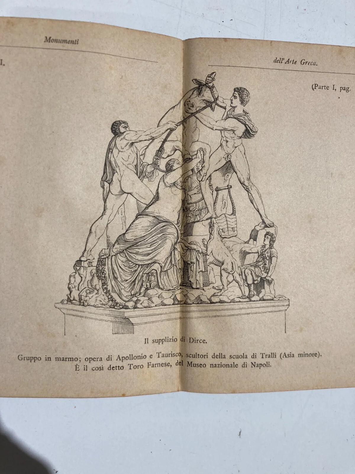 Greek Art: Sculptures, Monuments, Decorative Arts and the Parthenon. Antique Illustrated Hoepli Manual.