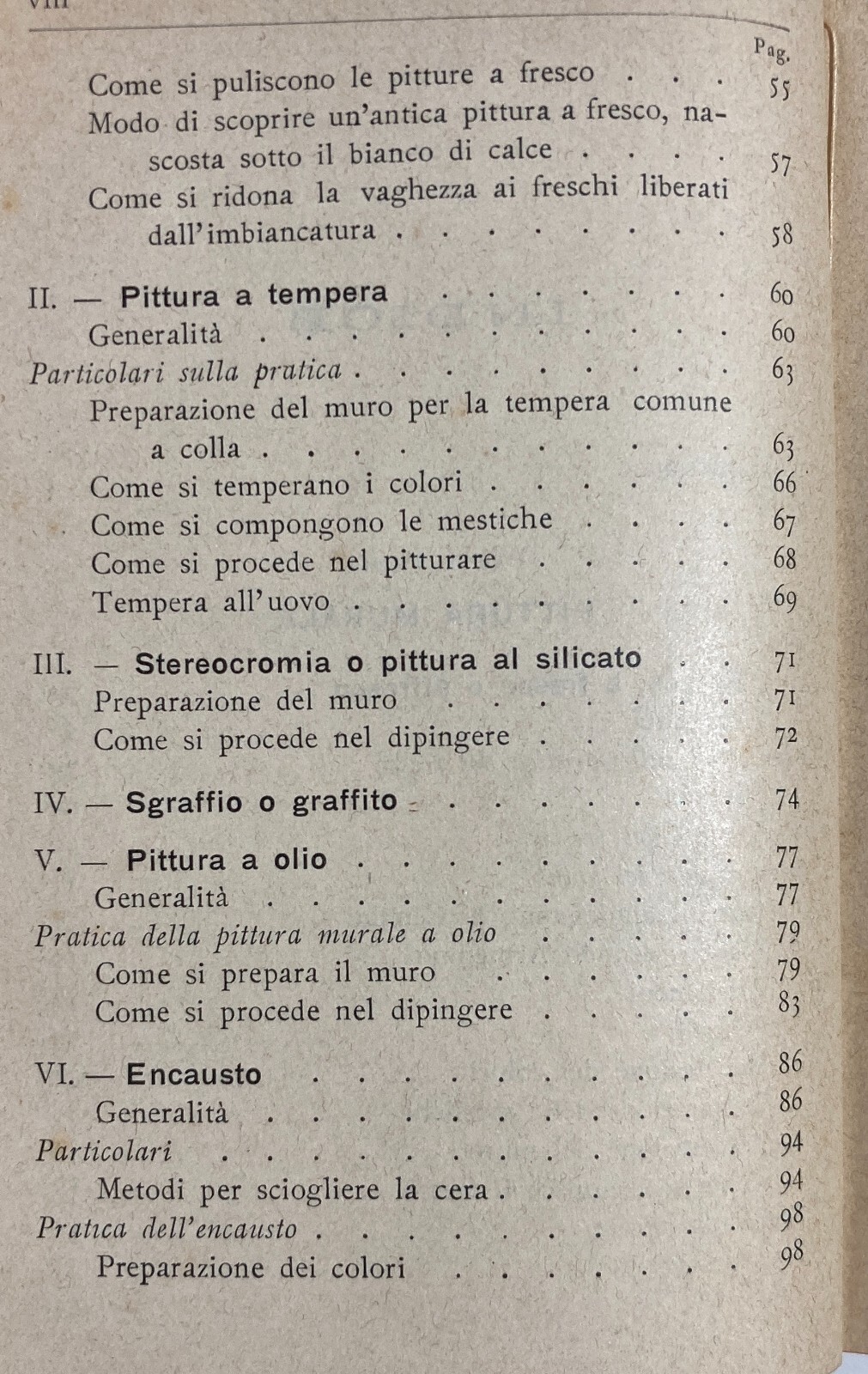 Pittura Murale, Affreschi, Encausto: Antico Manuale Hoepli
