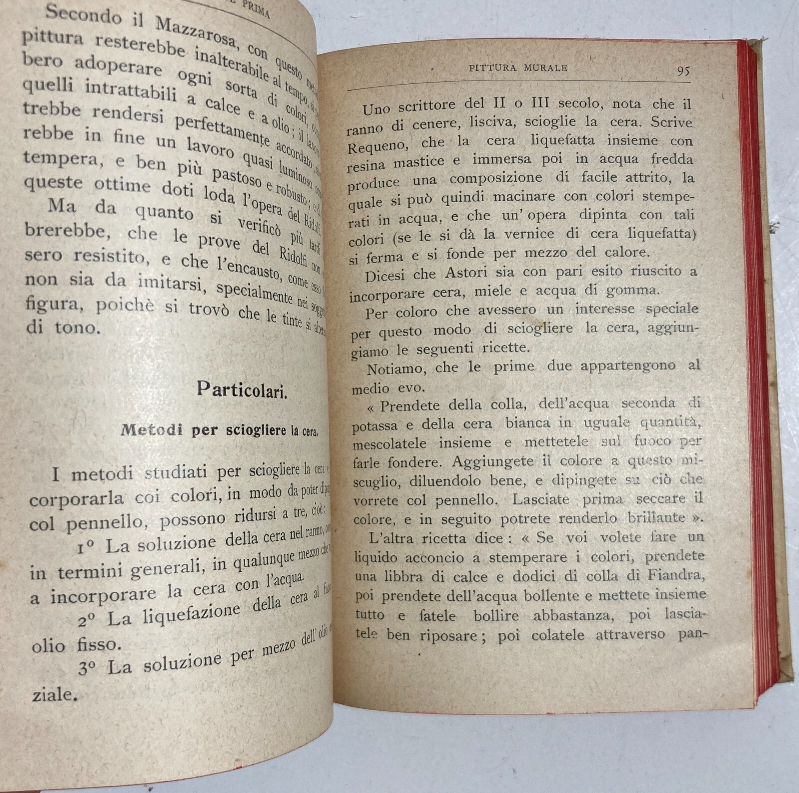 Pittura Murale, Affreschi, Encausto: Antico Manuale Hoepli