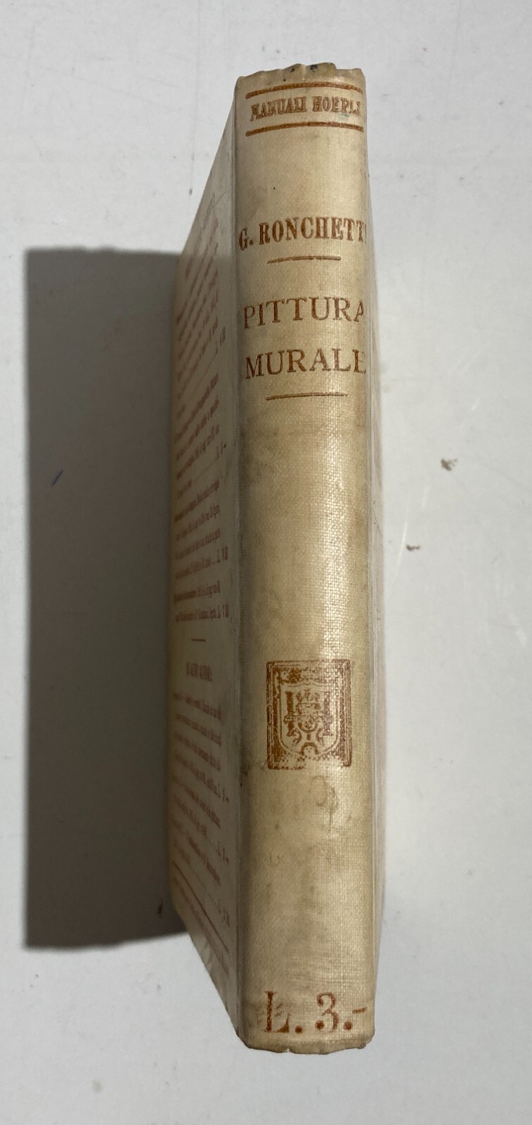 Pittura Murale, Affreschi, Encausto: Antico Manuale Hoepli