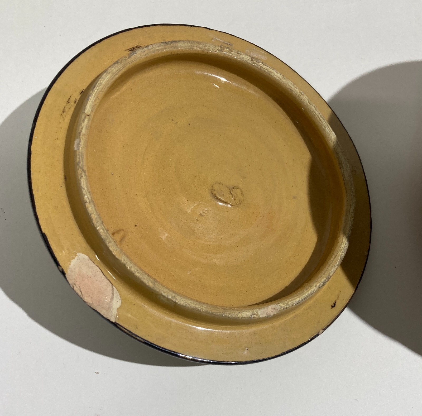 Ceramica Da Collezione Con Decoro Floreale Policromo Pubblicitaria Di Alimentari Di Lodi