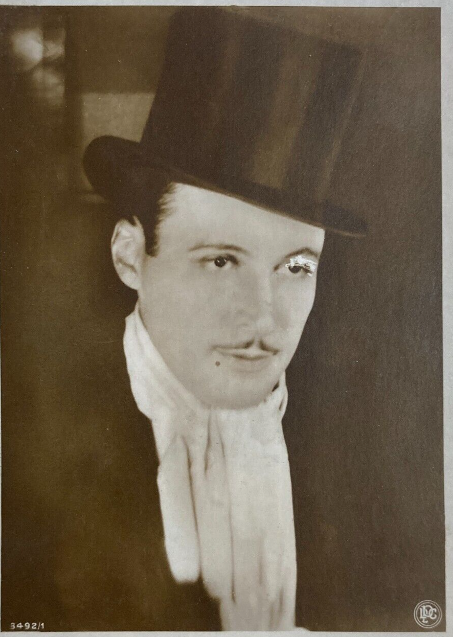 Arte Cinema Attori Celebri: Rod La Rocque. Fotocartolina d'Epoca, Stati Uniti