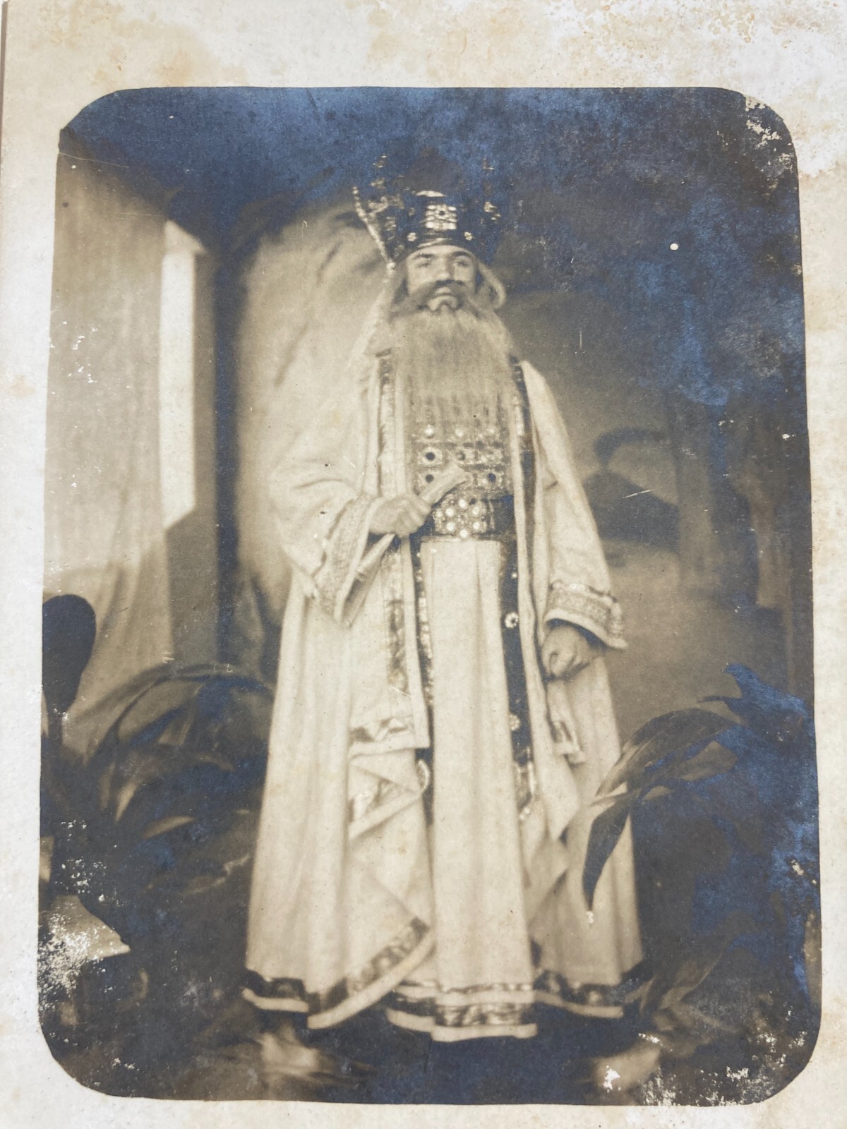 Musica, Russia. Ritratto Fotografico d'Epoca, Forse Il Cantante Mikhail Sariotti