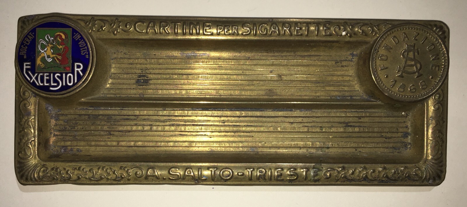 Trieste Antica Pubblicità Per Cartine Da Sigarette A. Salto