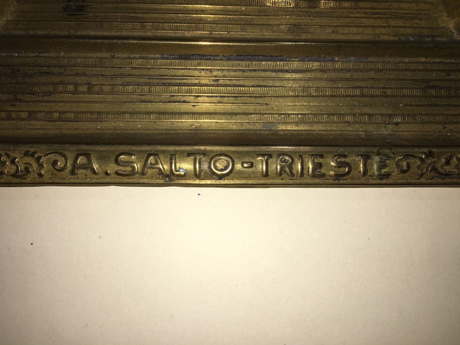 Trieste Antica Pubblicità Per Cartine Da Sigarette A. Salto