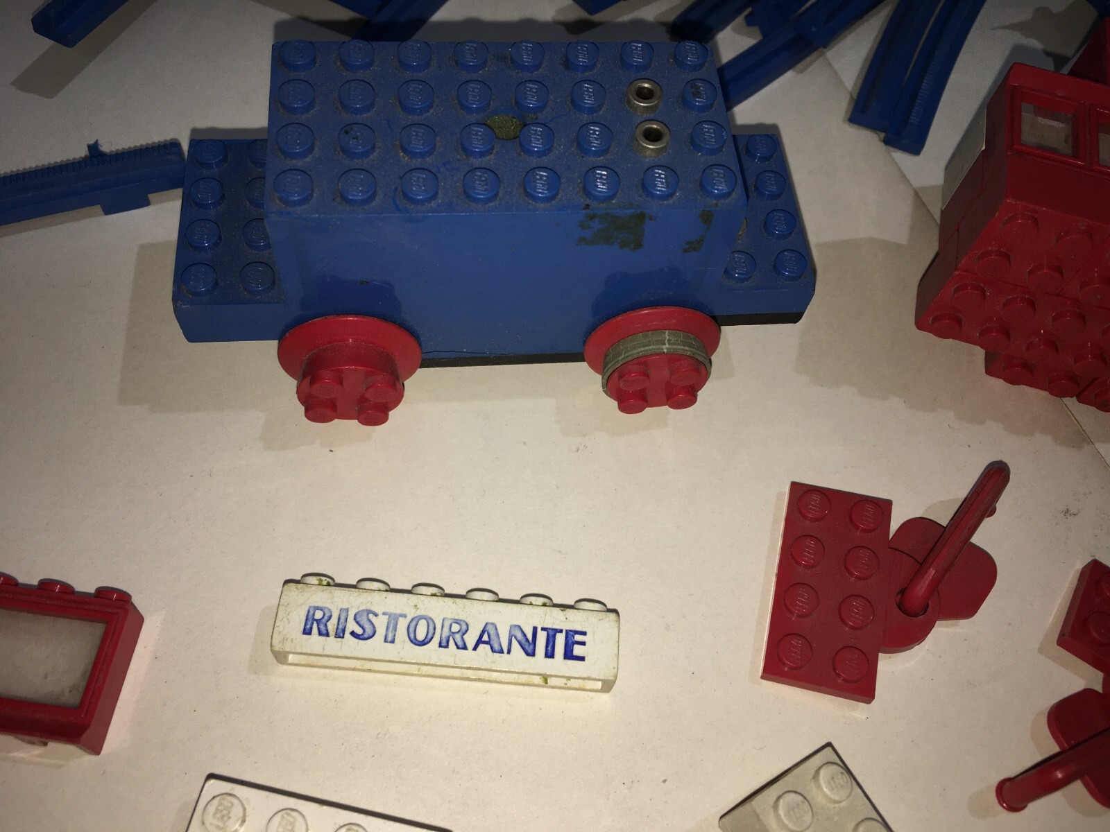 Giochi Costruzioni Lego, Elementi Vari Ferrovia E Trenino Da Collezione d'Epoca