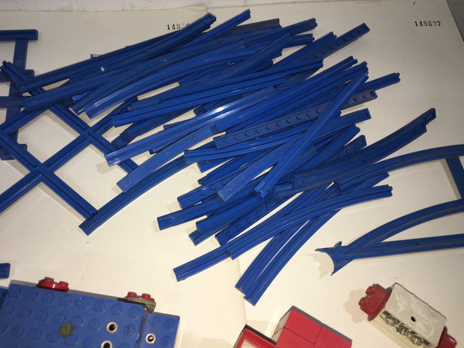 Giochi Costruzioni Lego, Elementi Vari Ferrovia E Trenino Da Collezione d'Epoca