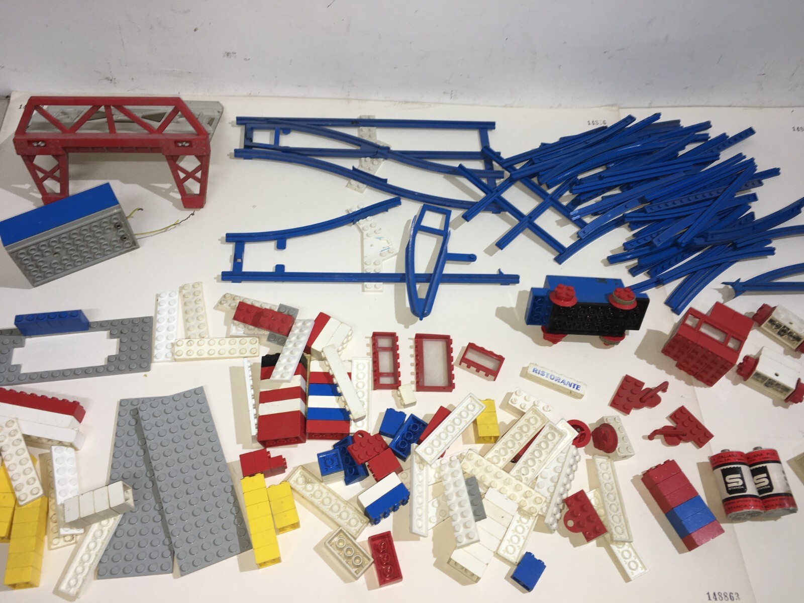 Giochi Costruzioni Lego, Elementi Vari Ferrovia E Trenino Da Collezione d'Epoca
