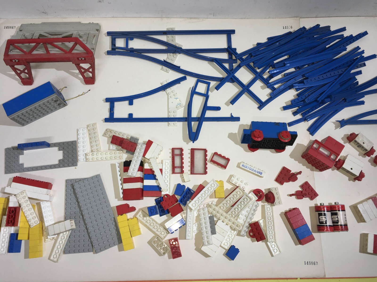 Giochi Costruzioni Lego, Elementi Vari Ferrovia E Trenino Da Collezione d'Epoca