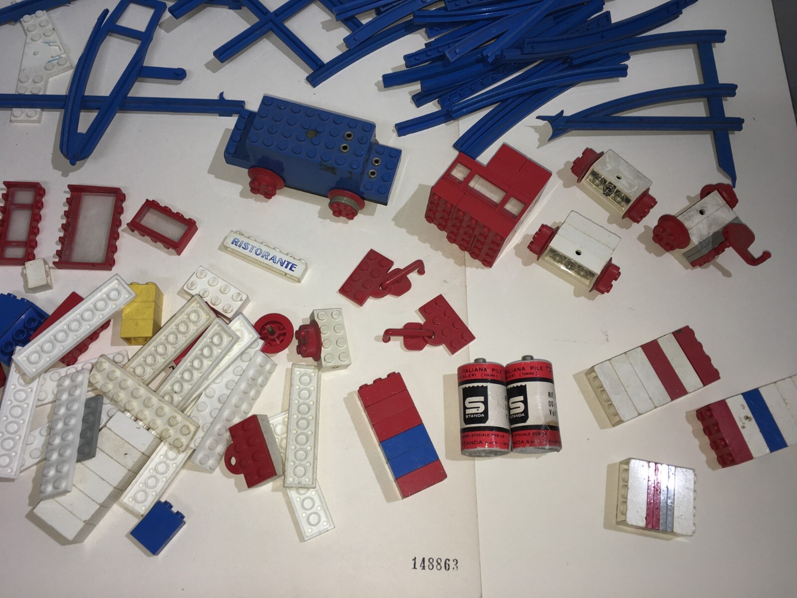 Giochi Costruzioni Lego, Elementi Vari Ferrovia E Trenino Da Collezione d'Epoca