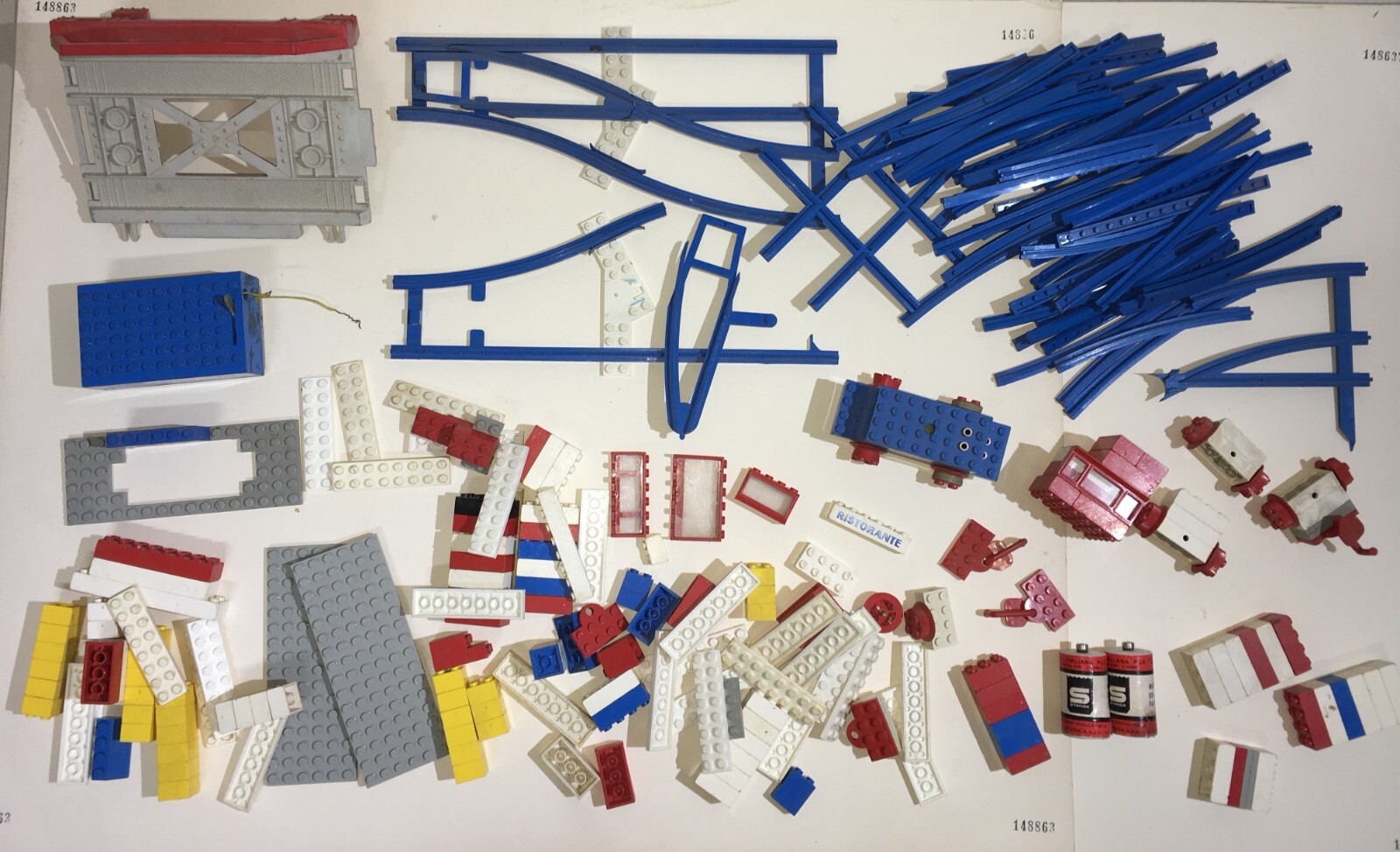 Giochi Costruzioni Lego, Elementi Vari Ferrovia E Trenino Da Collezione d'Epoca