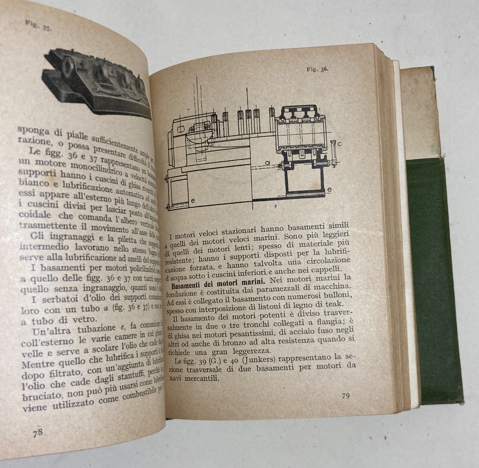 Tecnica, Meccanica, Motori Diesel: Antico Hoepli Illustratissimo, Motori Marini, 1920