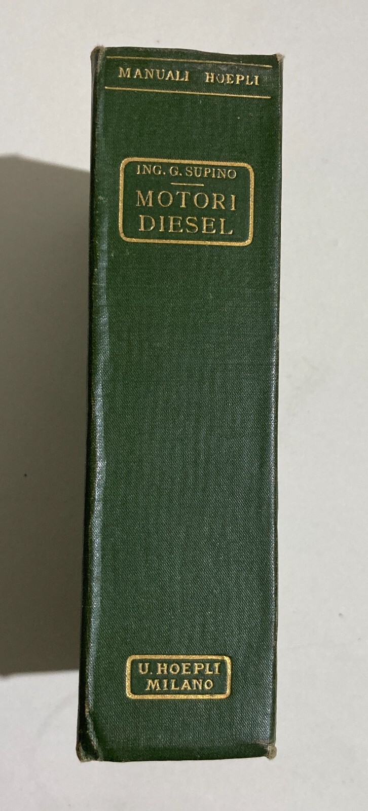 Tecnica, Meccanica, Motori Diesel: Antico Hoepli Illustratissimo, Motori Marini, 1920