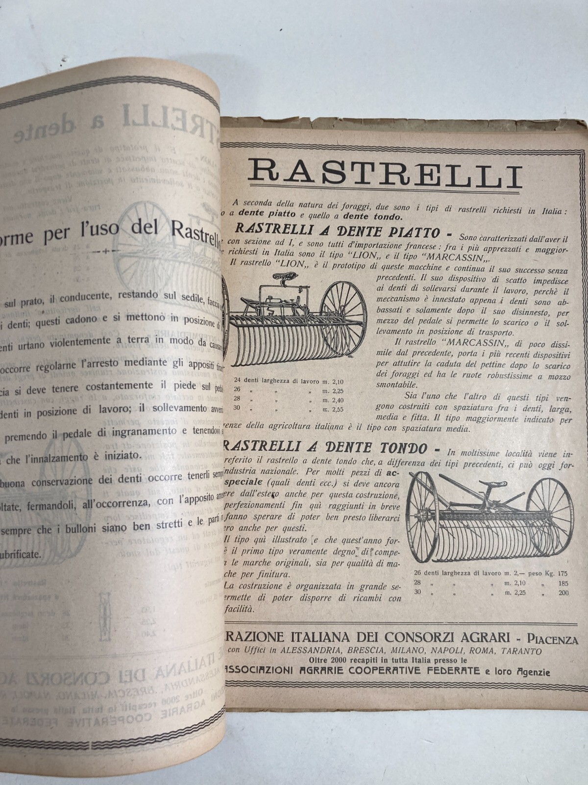 Agricoltura: Tecnica E Macchine Agricole. Aratri, Motori, Spandifieno E Macchine Enologiche