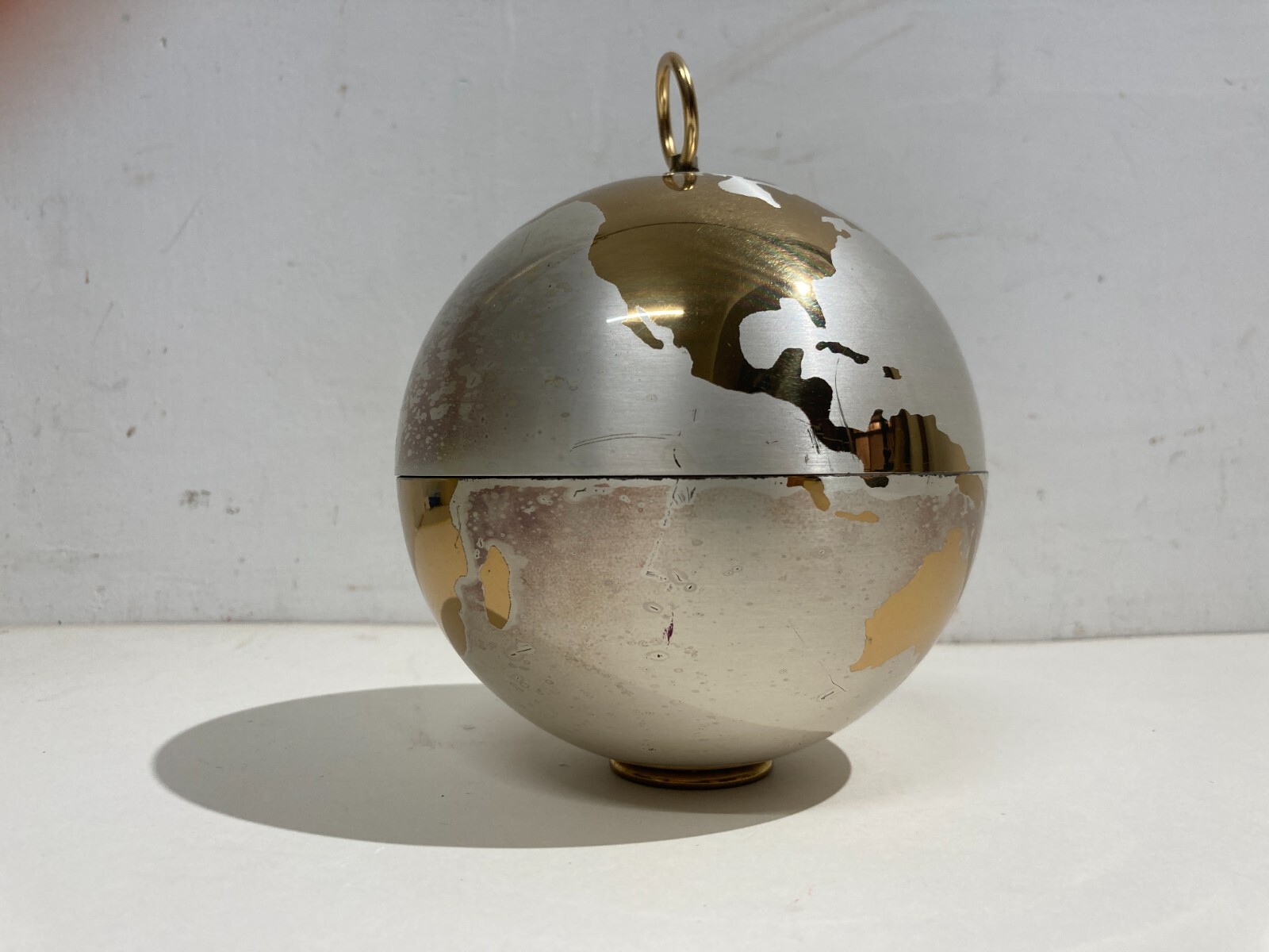 Mappamondo Globo Terrestre Porta Sigarette Da Collezione