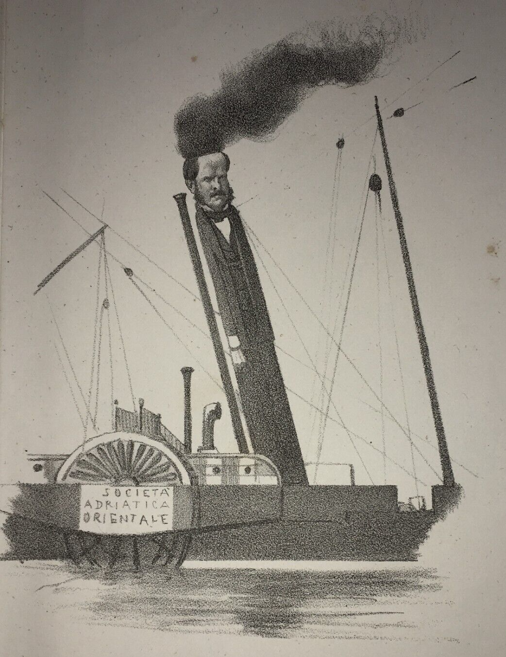 Caricatura E Satira Veneziana, Società Adriatica Orientale, 1871
