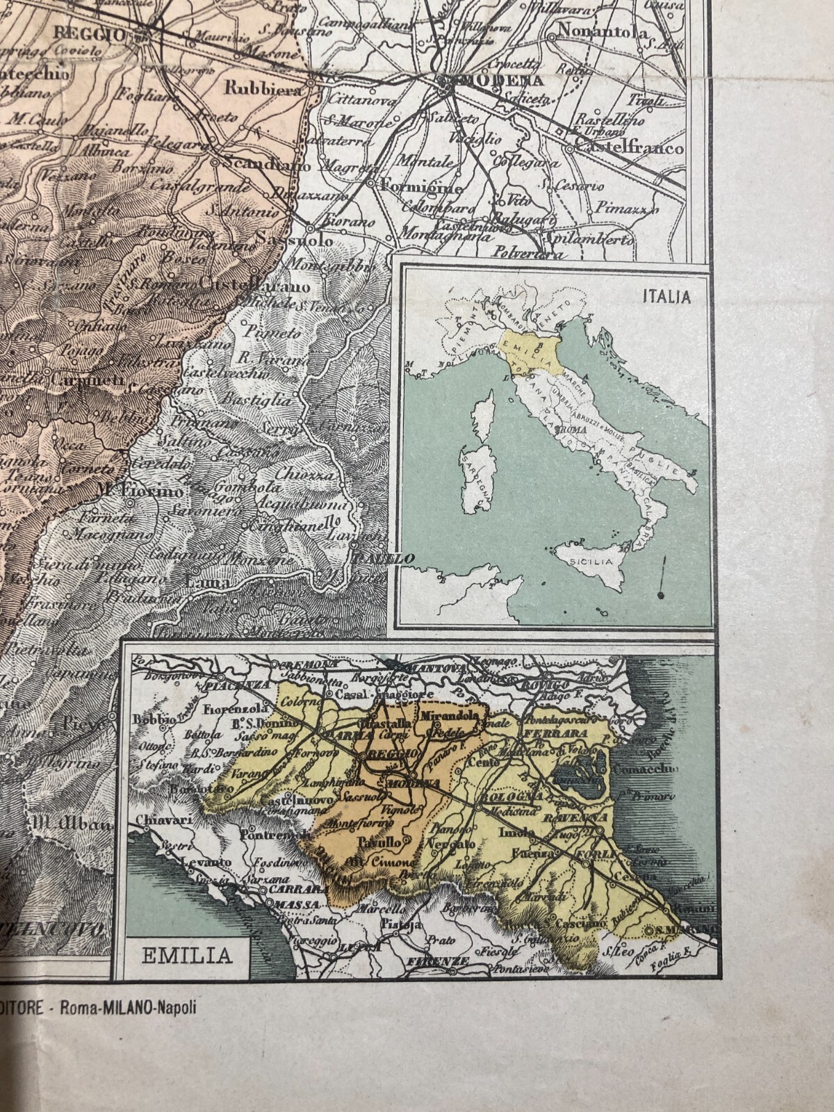 Provincia Di Reggio Emilia. Antica Cartografia Dell'Emilia