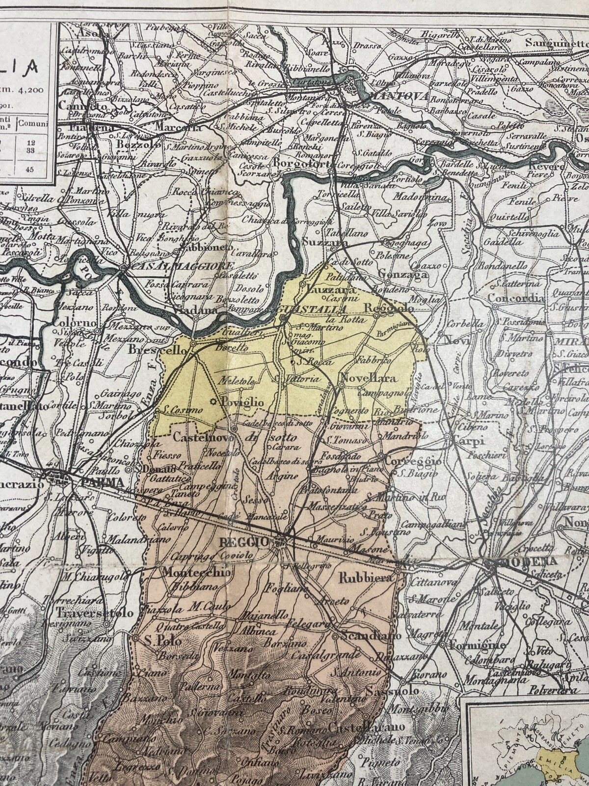 Provincia Di Reggio Emilia. Antica Cartografia Dell'Emilia