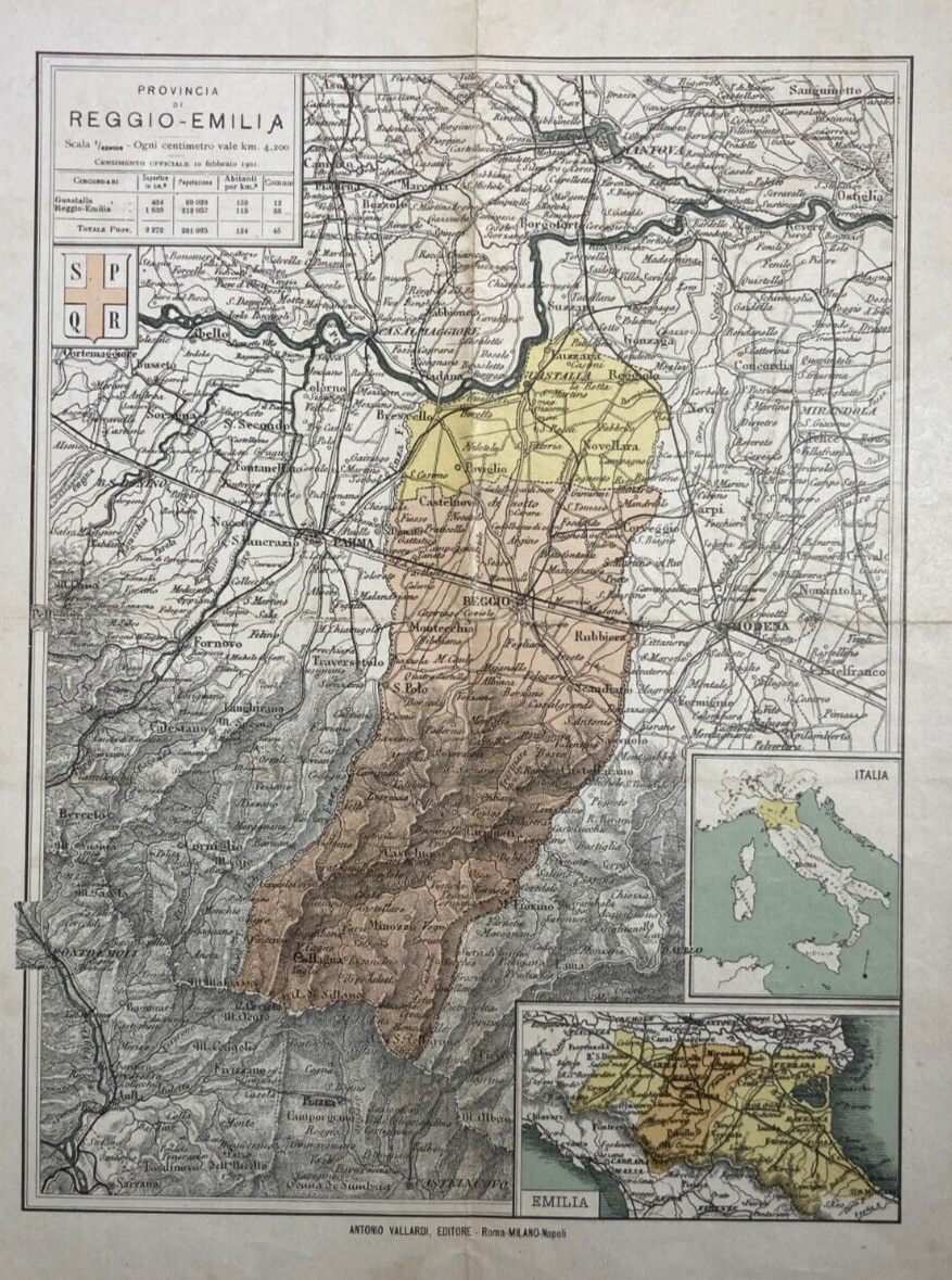 Provincia Di Reggio Emilia. Antica Cartografia Dell'Emilia