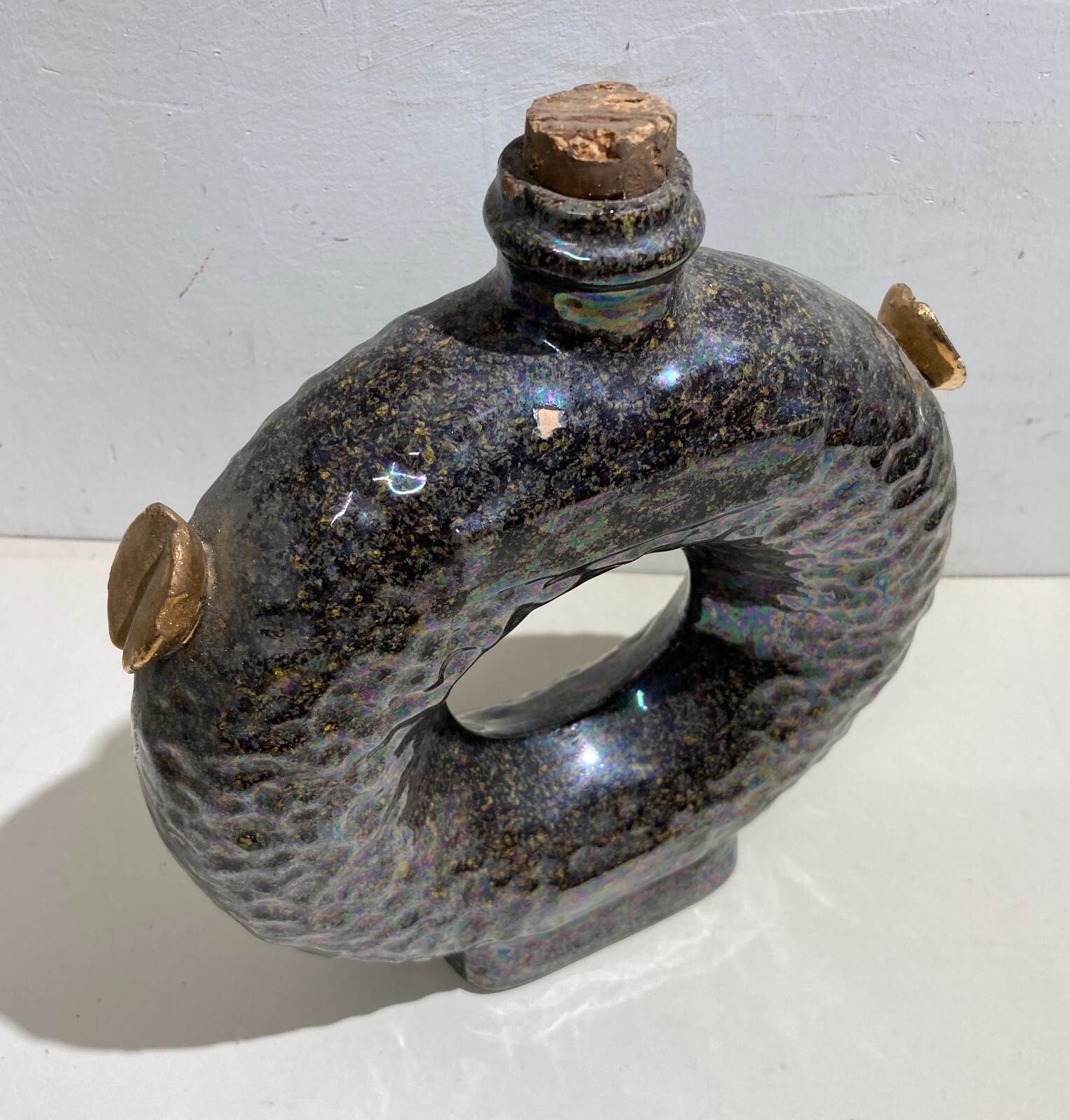 Ceramica Da Collezione, Artistico Soprammobile, Firmato Aretini Novara