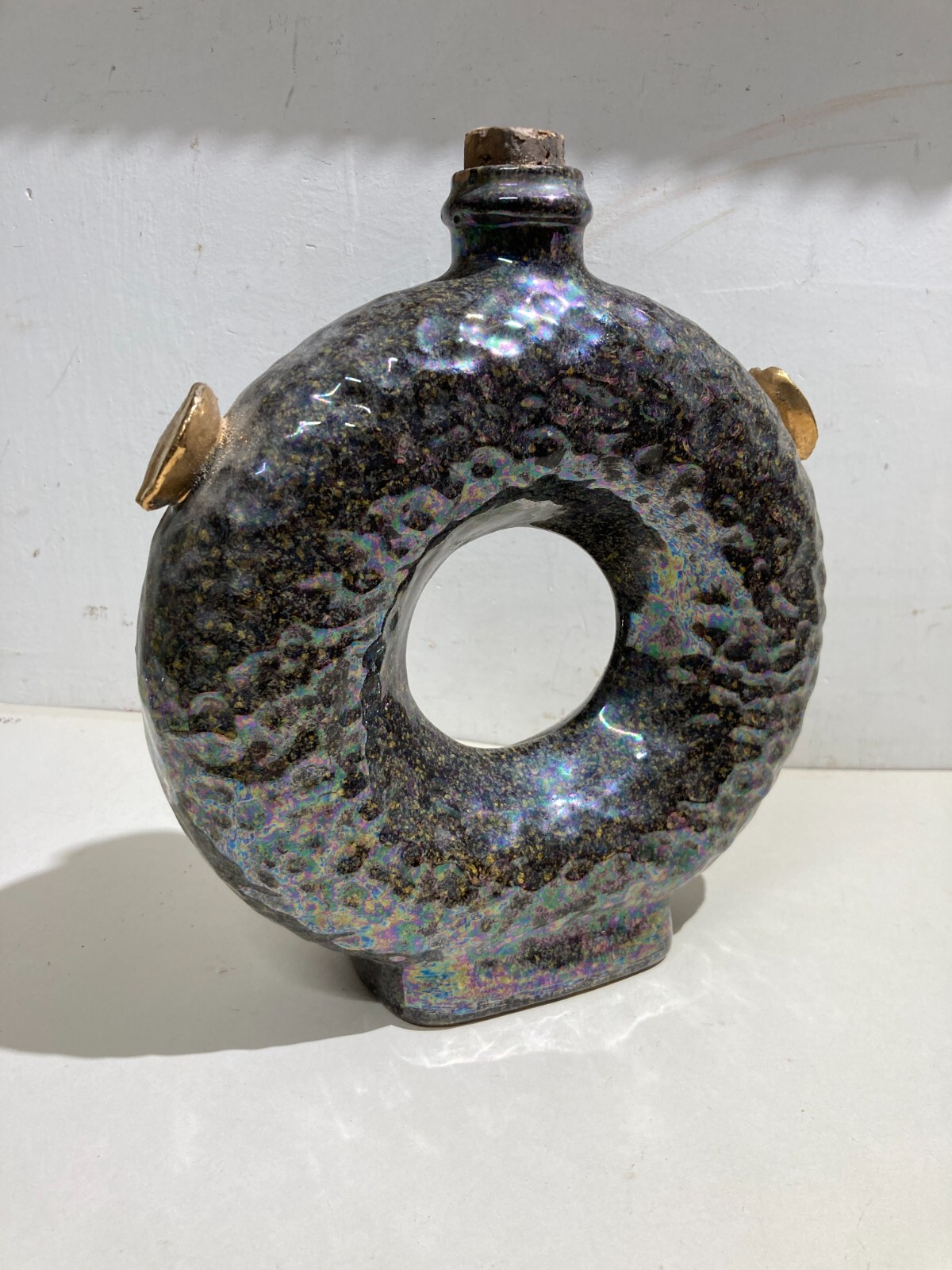 Ceramica Da Collezione, Artistico Soprammobile, Firmato Aretini Novara