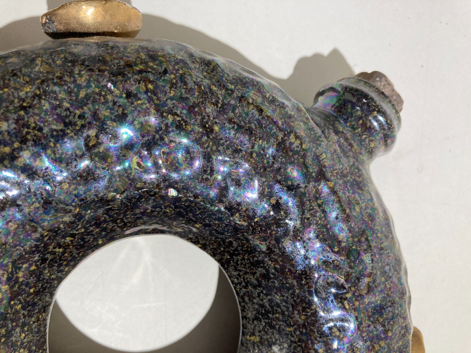 Ceramica Da Collezione, Artistico Soprammobile, Firmato Aretini Novara