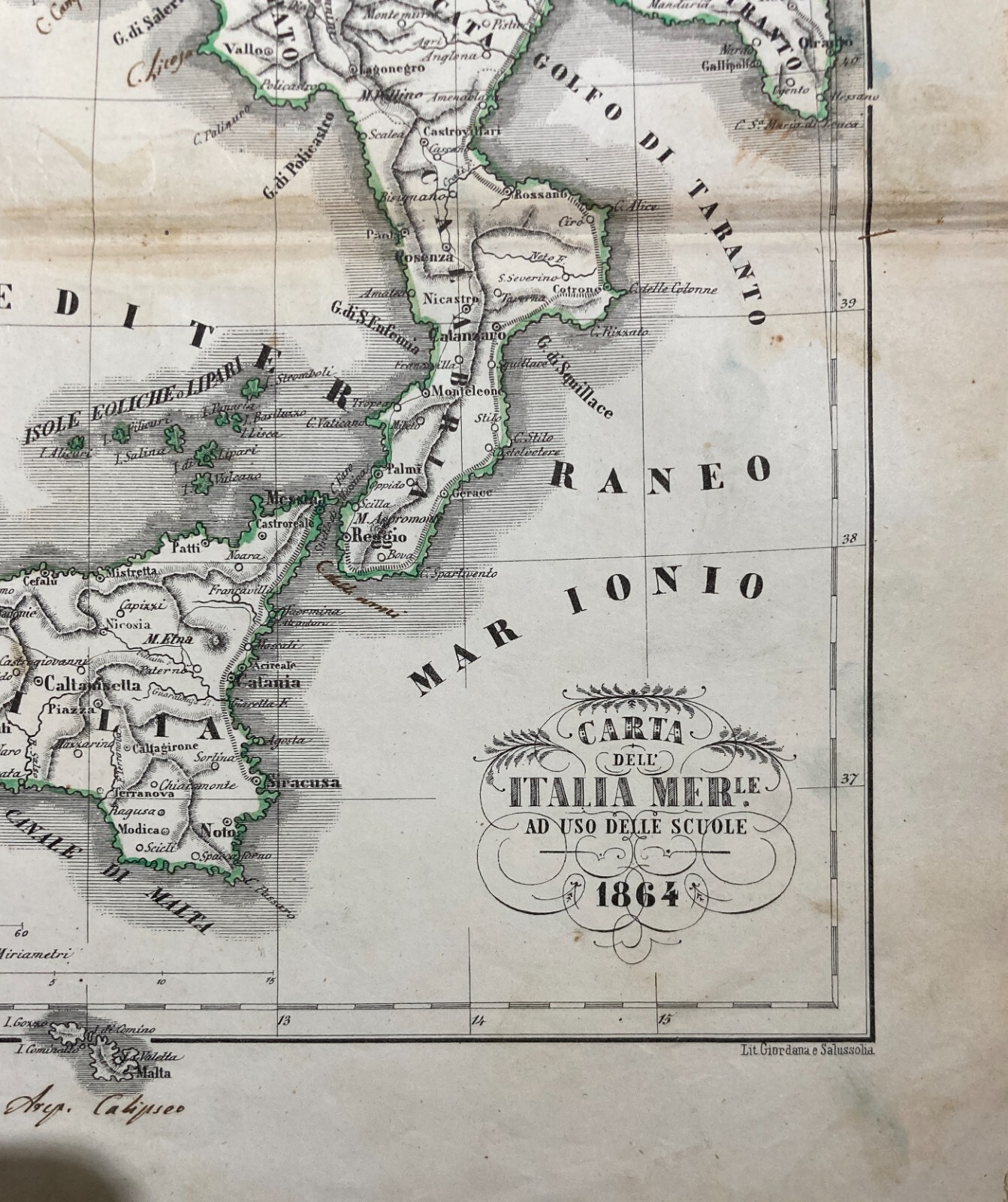 Antica Cartografia Del Meridione d'Italia: Abruzzo, Calabria, Sicilia, Campania E Puglia
