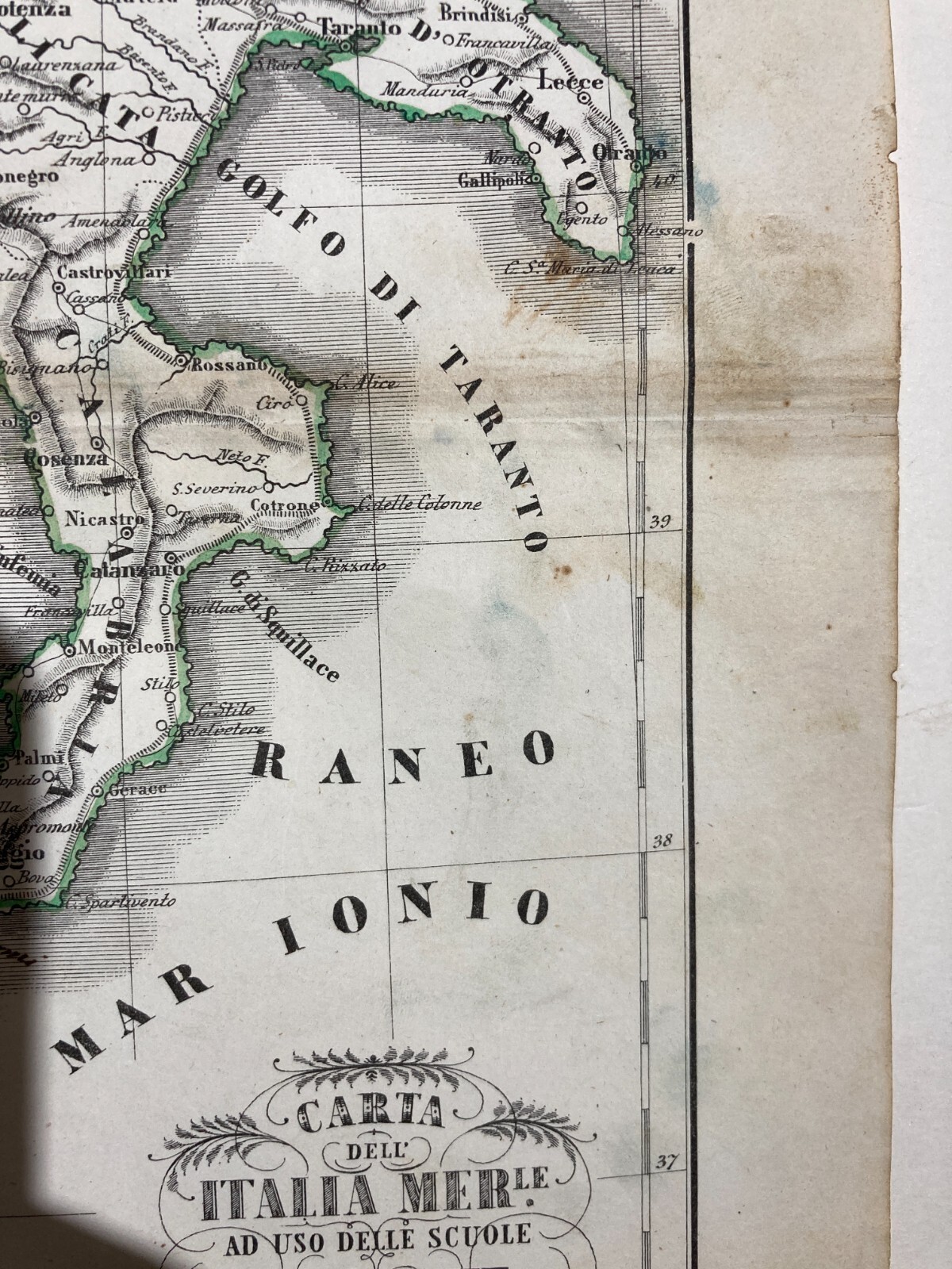 Antica Cartografia Del Meridione d'Italia: Abruzzo, Calabria, Sicilia, Campania E Puglia