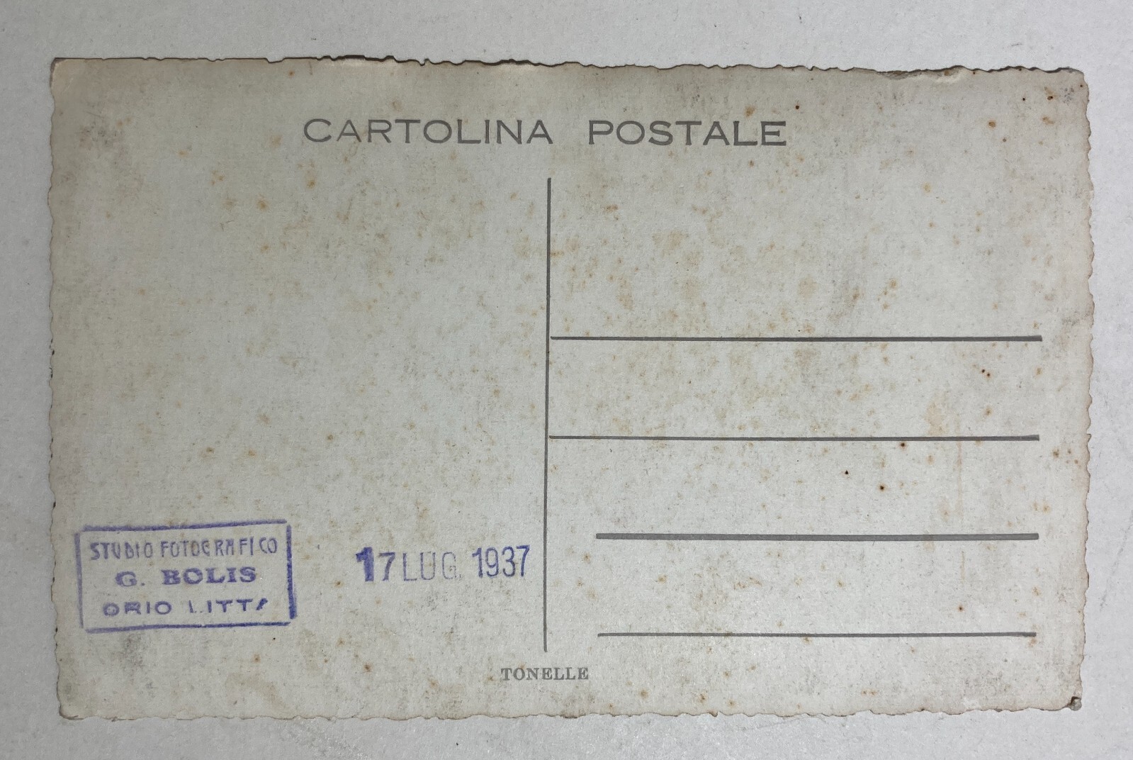 Lombardia, Lodi, Fotografia d'Epoca Da Collezione, Fotografo Bolis, Orio Litta, 1937