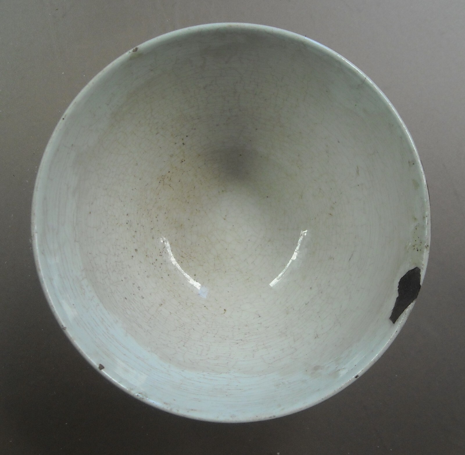 Antica Tazza In Ceramica Richard Con Decorazione Merletto